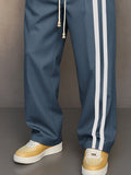 Relaxed Fit Side Stripe Casual Pants