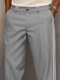 Relaxed Fit Side Stripe Suit Pants
