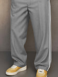 Relaxed Fit Side Stripe Suit Pants