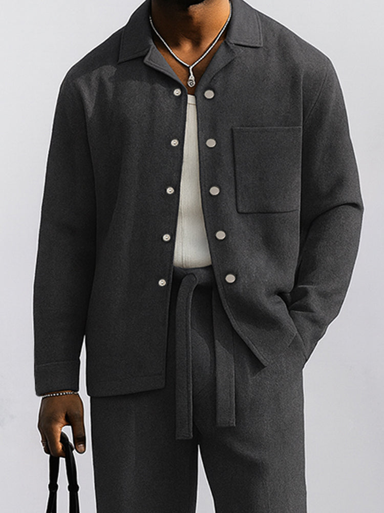 Commuting Style Suede Matching Set – COOFANDY