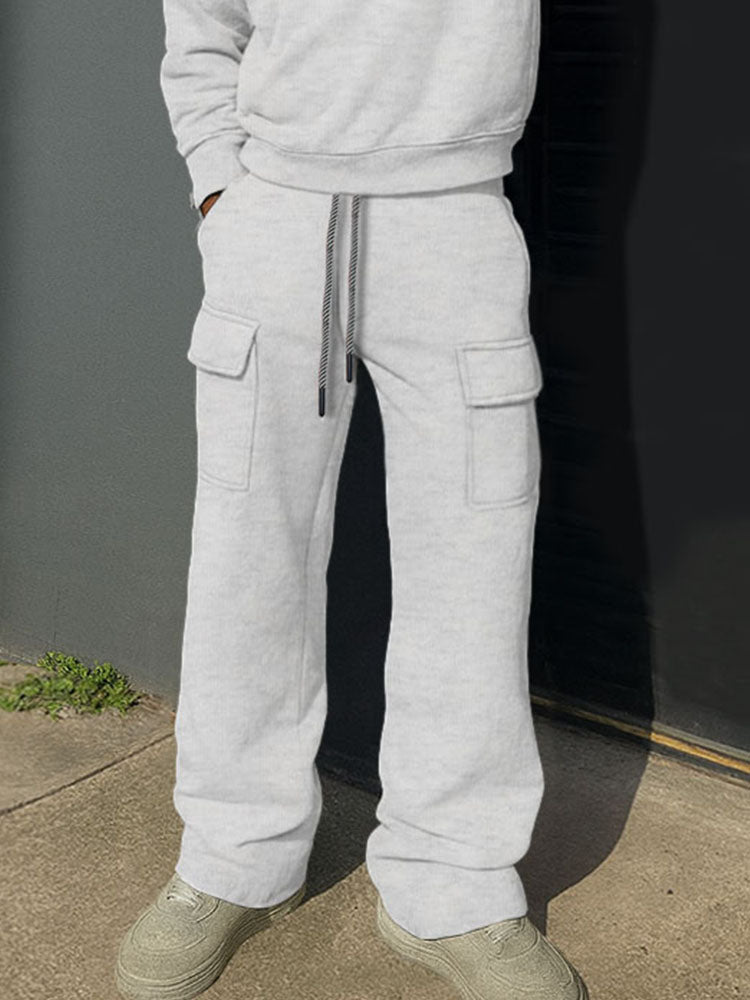 Comfort Ribbed Crewneck Sweatshirt Set