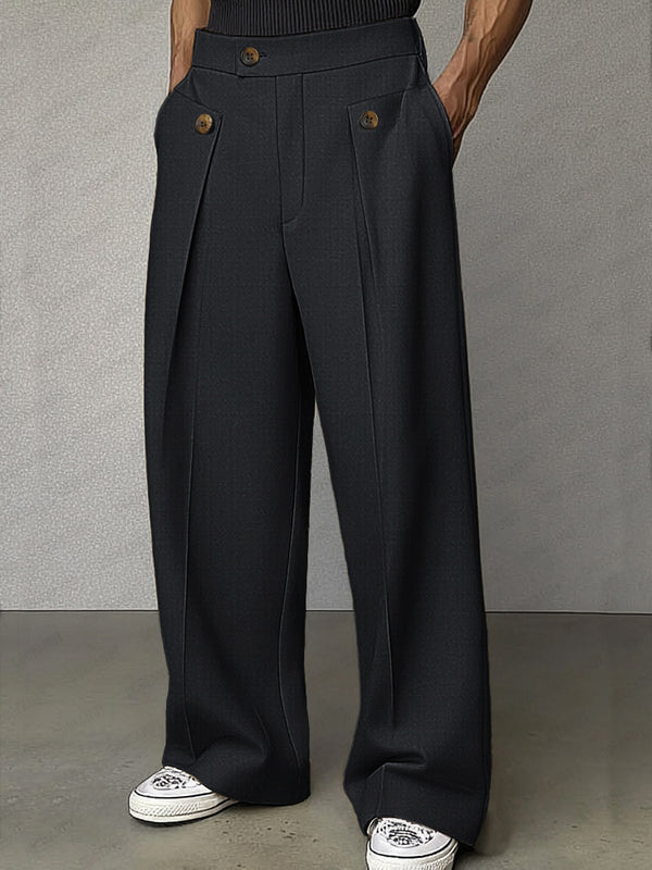 Smart Casual Tailored High Waist Pants