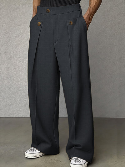 Smart Casual Tailored High Waist Pants