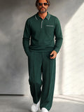 Wardrobe Essential Polo Shirt Pants Set
