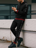 Casual Athletic Hoodie Joggers Set
