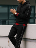 Casual Athletic Hoodie Joggers Set