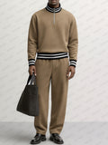 Urban Ribbed Sweatshirt Pants Set