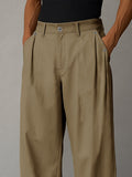 Soft 100% Cotton Pleated Pants
