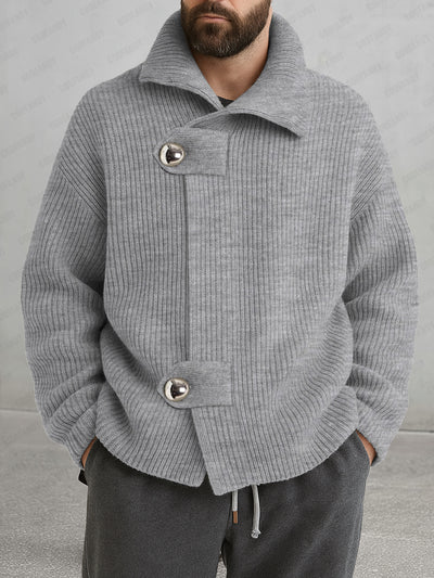 Trendy Relaxed Fit Knit Cardigan