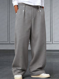 Casual Sporty Versatile Pleated Pants