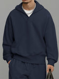 Casual Loose Fit Hooded Sweatsuit Set
