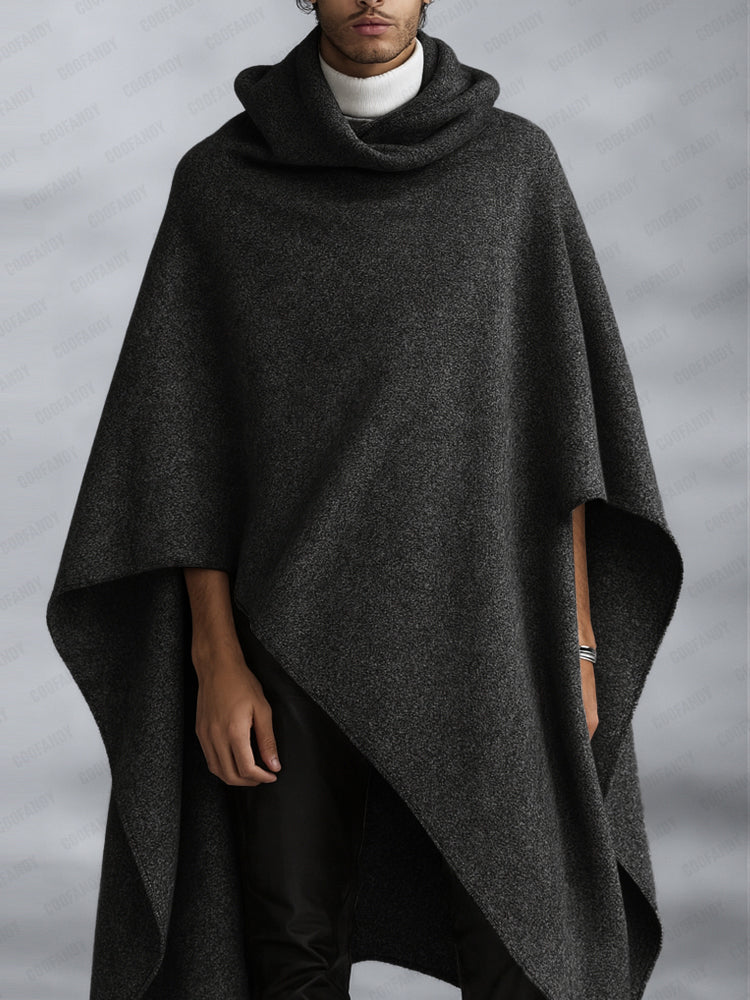 Comfy Minimalist Asymmetric Cloak Cape