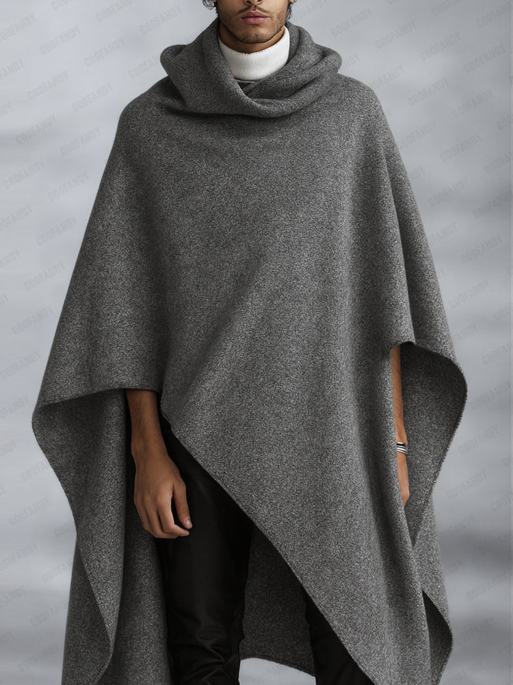 Comfy Minimalist Asymmetric Cloak Cape