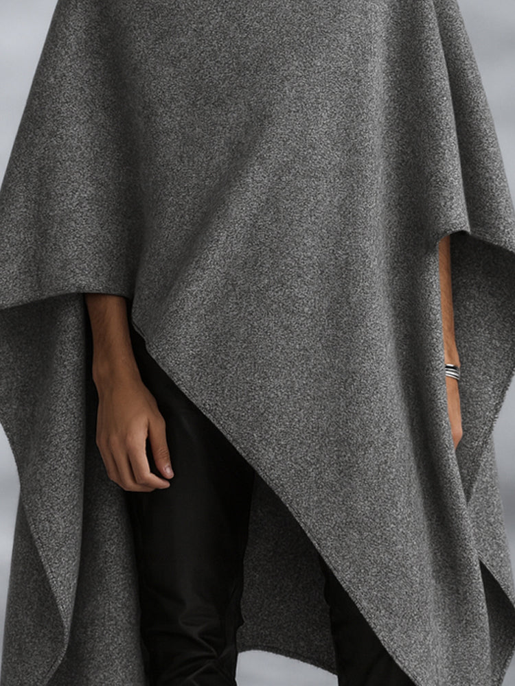 Comfy Minimalist Asymmetric Cloak Cape