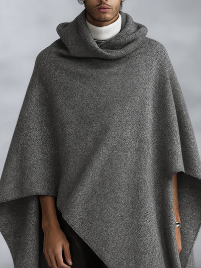 Comfy Minimalist Asymmetric Cloak Cape