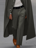 Modern High Neck Cape and Pants Set