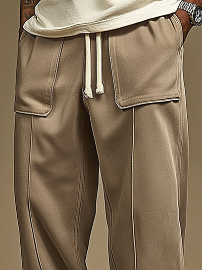 Comfy Utility Street Style Suede Pants