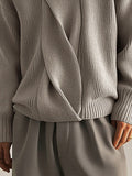 Stylish Soft Twist Design Sweater