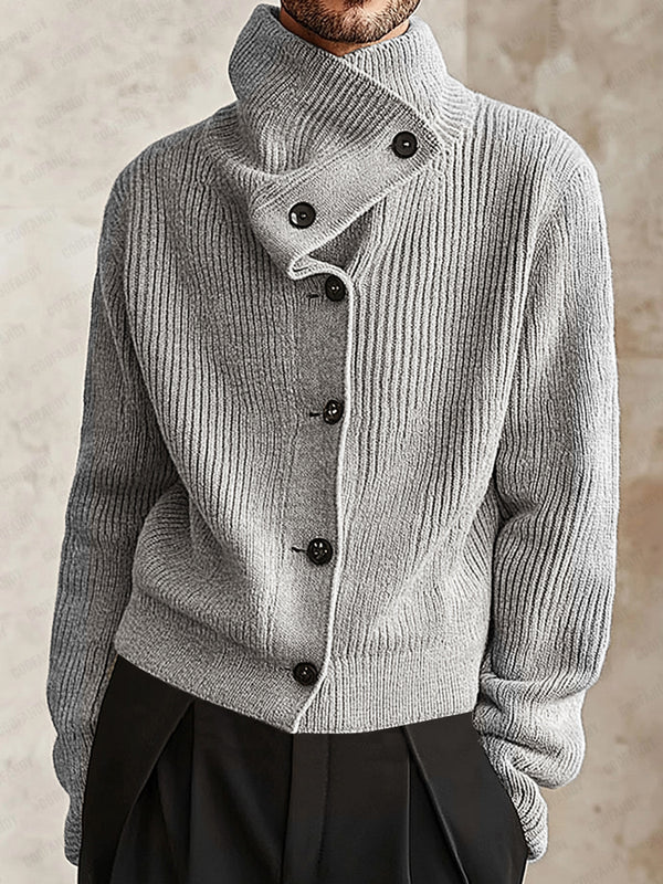 Comfy Trendy Stack collar Cardigan