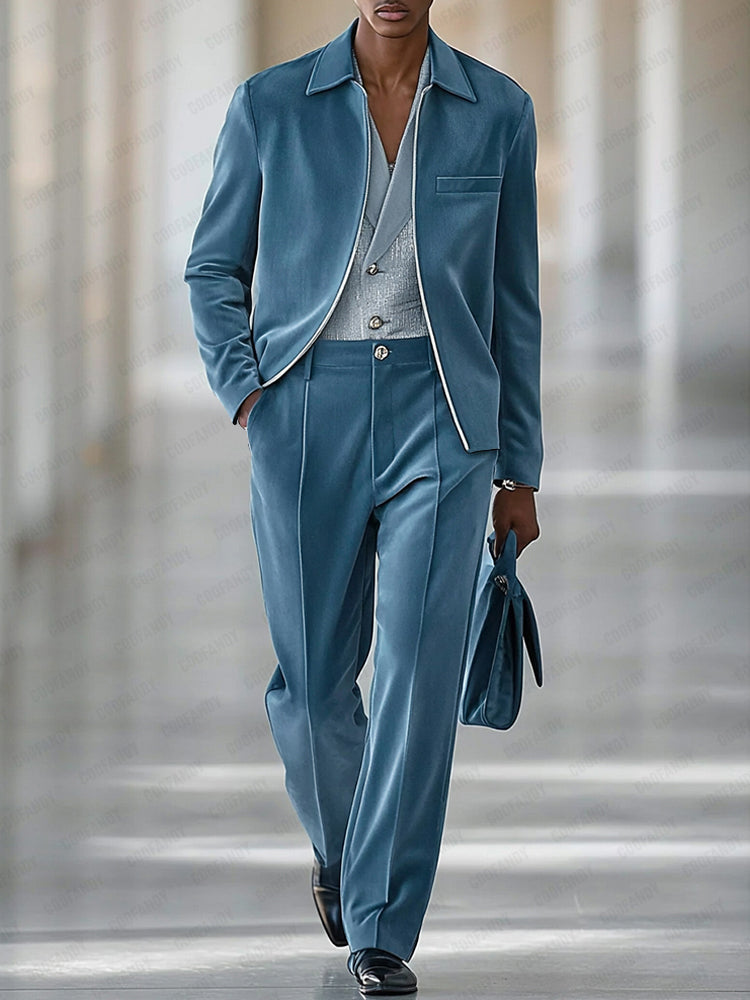 Elegant Luxury Velvet 2-Piece Set