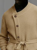 Modern Asymmetric Knit Cardigan