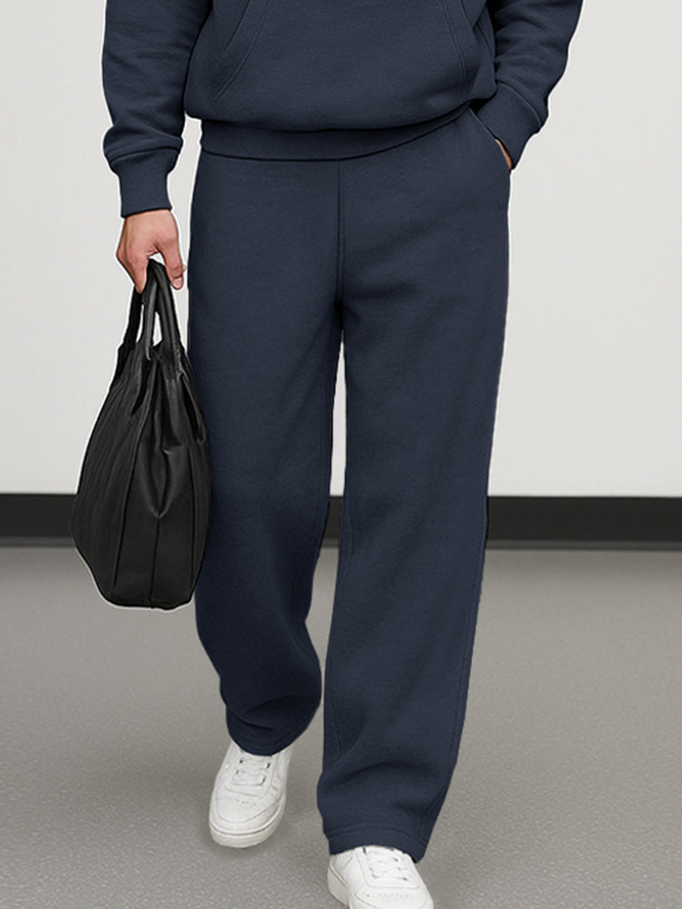 Athleisure Half Button Sweatsuit Set