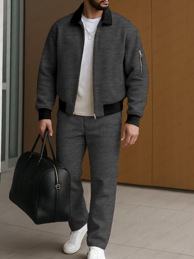 Ultra-Soft Fleece Jacket Pants Set