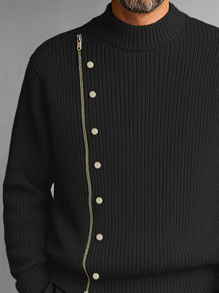 Fashion Premium Mock Neck Sweater