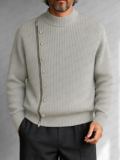 Fashion Premium Mock Neck Sweater