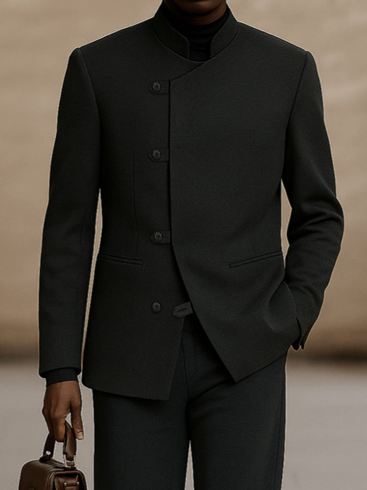 Smart Casual Minimalism 2-Piece Suit Set