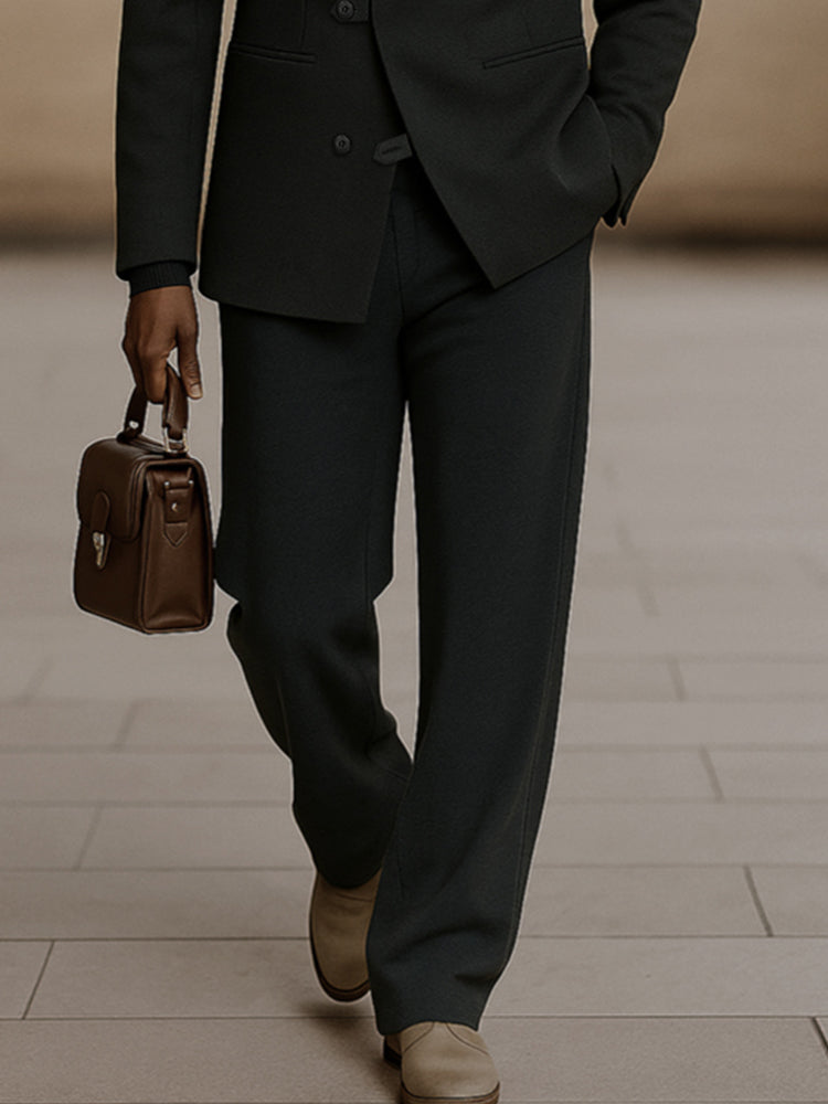 Smart Casual Minimalism 2-Piece Suit Set