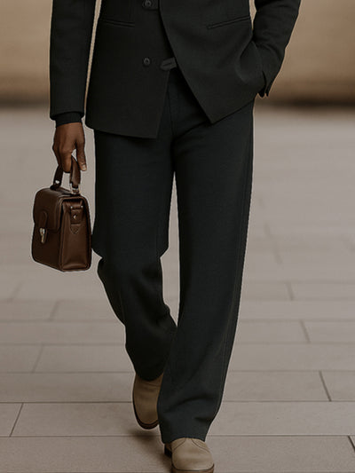 Smart Casual Minimalism 2-Piece Suit Set