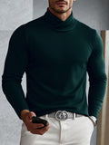 Versatile Soft Cross Turtleneck Undershirt