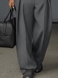 Urban Casual Belted Suit Pants