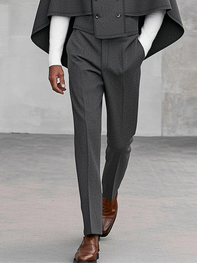 Premium Designer Cape Coat Pants Set