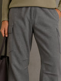 Relaxed Fit Tweed Cargo Pants