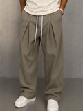 Stylish Decorative Button Casual Pants