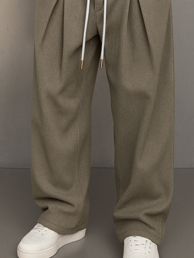 Stylish Decorative Button Casual Pants