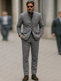 Refined Business Casual Blazer Pants Set