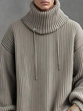 Stylish Relaxed Fit High Neck Sweater