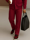 Modern Casual Jacket Pants Set