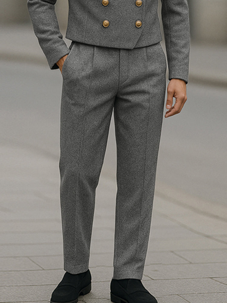 Smart Casual Designer Contrast Color Suit Set