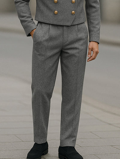 Smart Casual Designer Contrast Color Suit Set