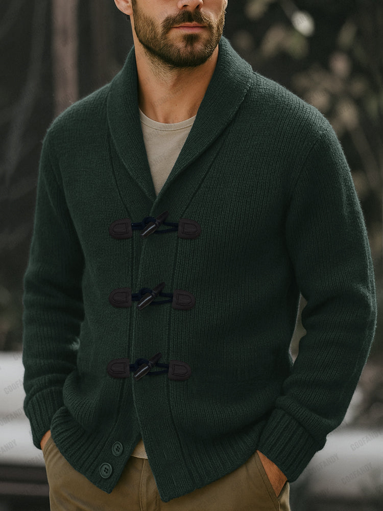 Vintage Toggle Button Knit Cardigan