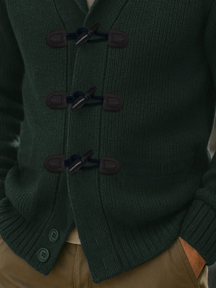 Vintage Toggle Button Knit Cardigan