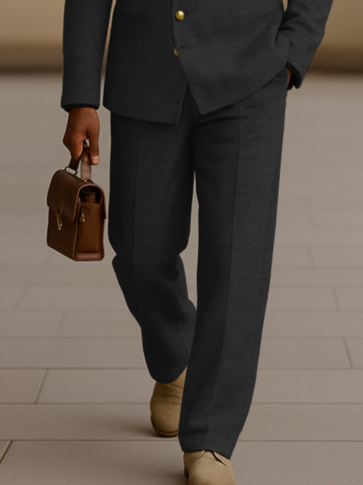 Semi Formal Tweed Blazer Pants Set