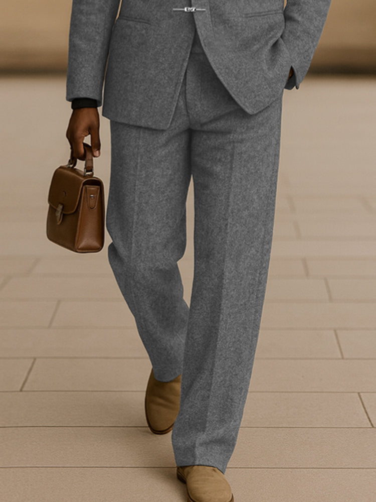 Modern Fit Tweed Blazer Pants Set