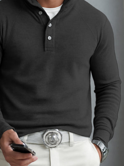 Timeless Design Half-Button Hoodie