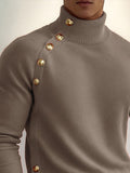 Ribbed Knit Turtleneck Sweater