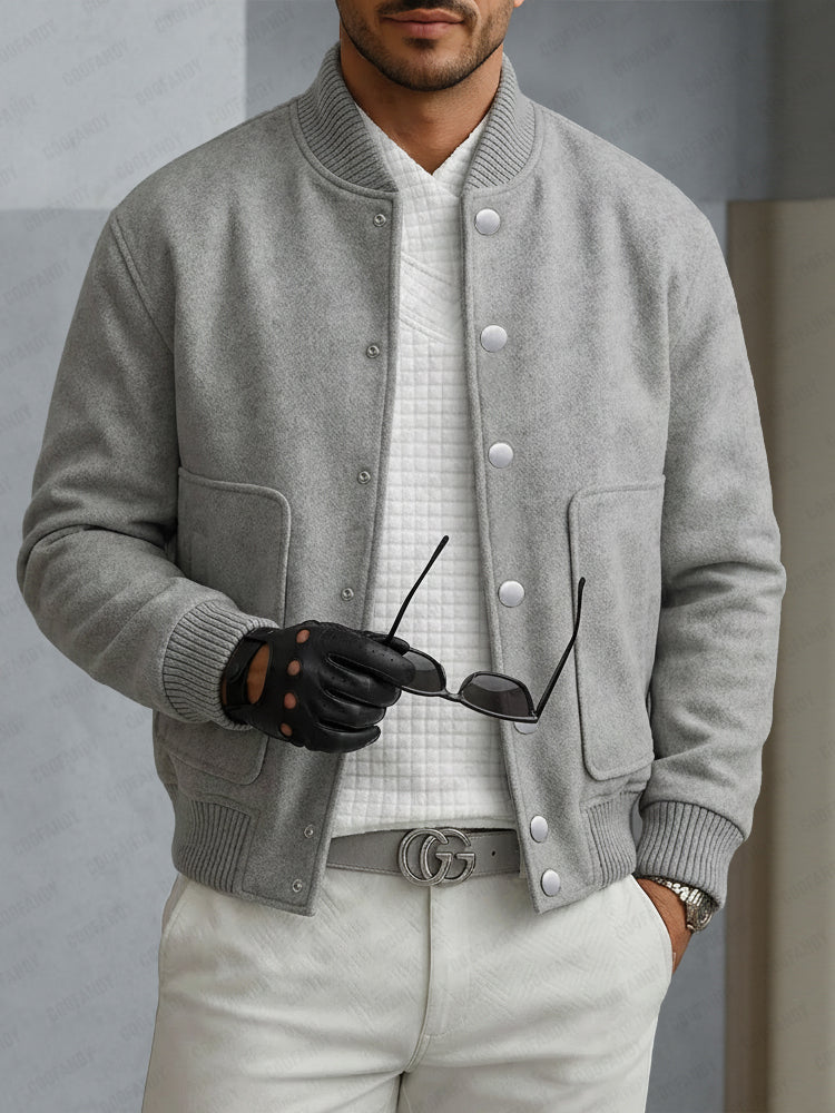 Minimalist Versatile Tweed Jacket